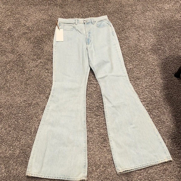SLVRLAKE Indiana Super High Waist Flare Jeans size 29 - Picture 2 of 13